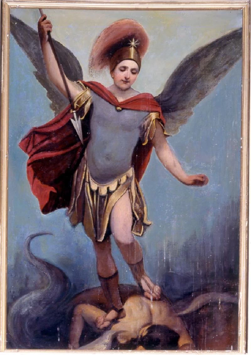 A. - San Michele Arcangelo combatte contro Satana, Monte San Pietro, Bologna